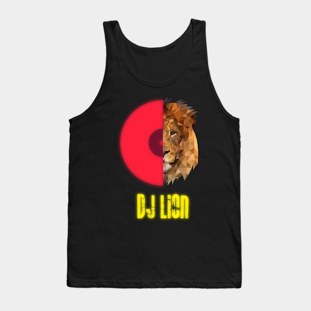 DJ Lion Tank Top by Jackson Lester